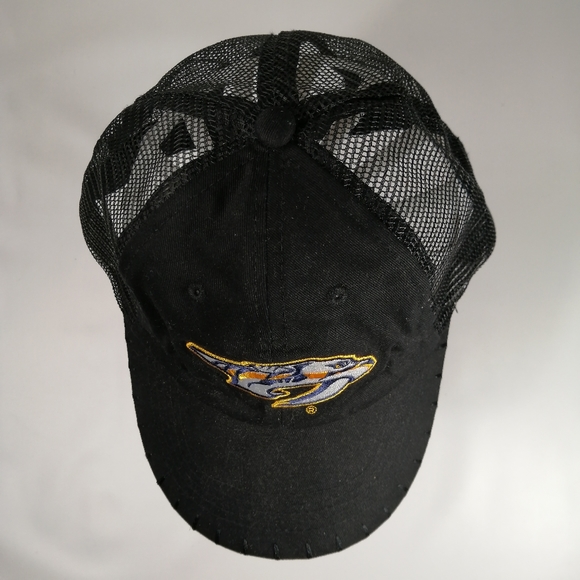 Nashville Predators Black Trucker Hat NWOT - Picture 3 of 10